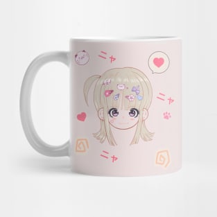 Decora Kei Cute Anime Girl Set Mug